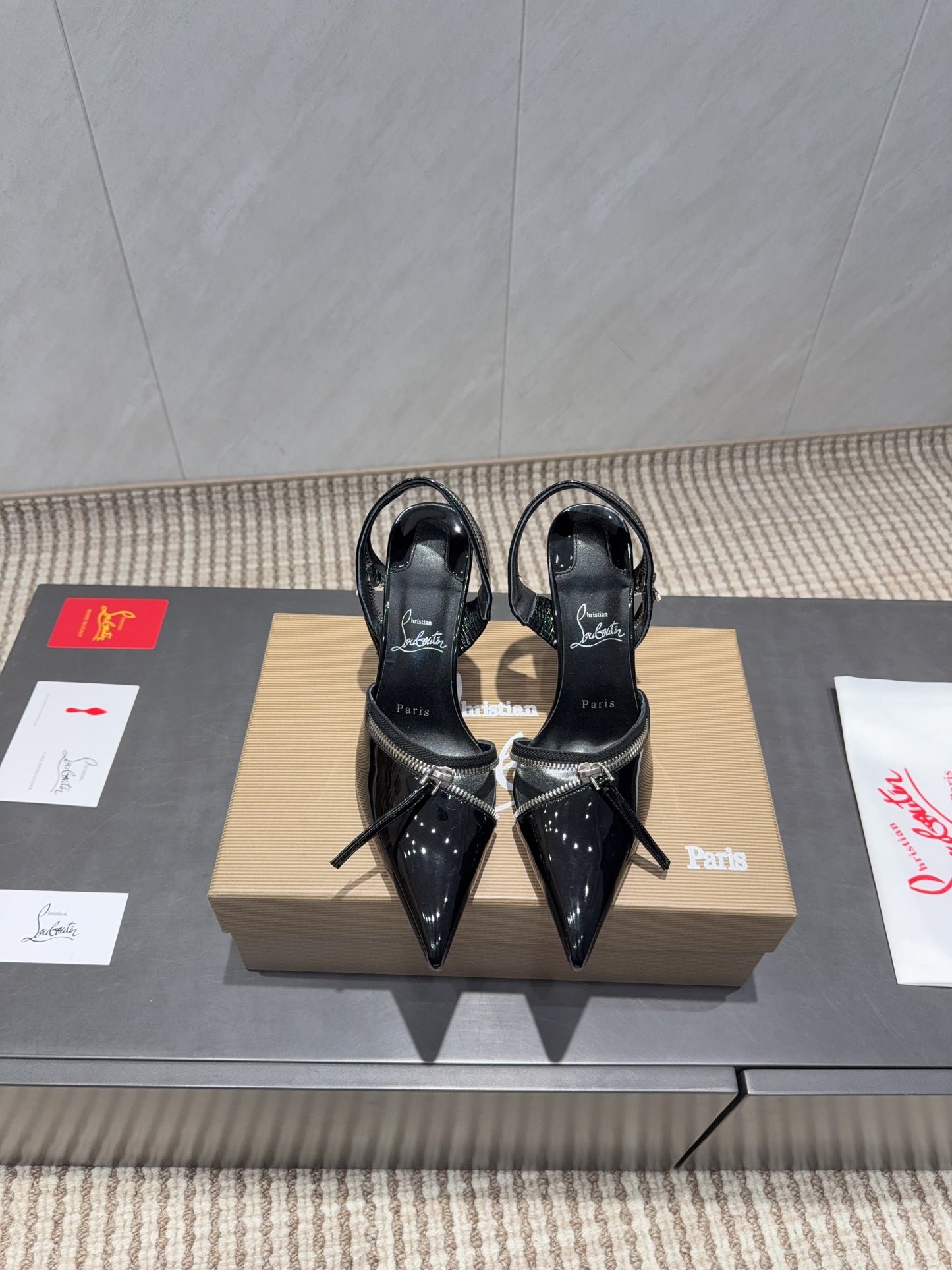 CL 26SS Slingback 100 Black Patent Leather 613787