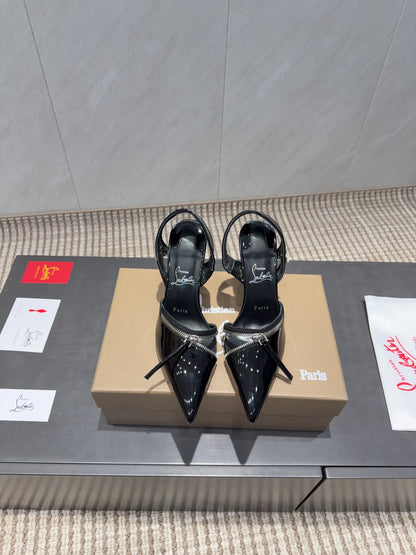CL 26SS Slingback 100 Black Patent Leather 613787