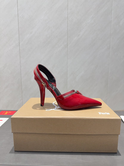 CL 26SS Slingback 100 Red Patent Leather 613789