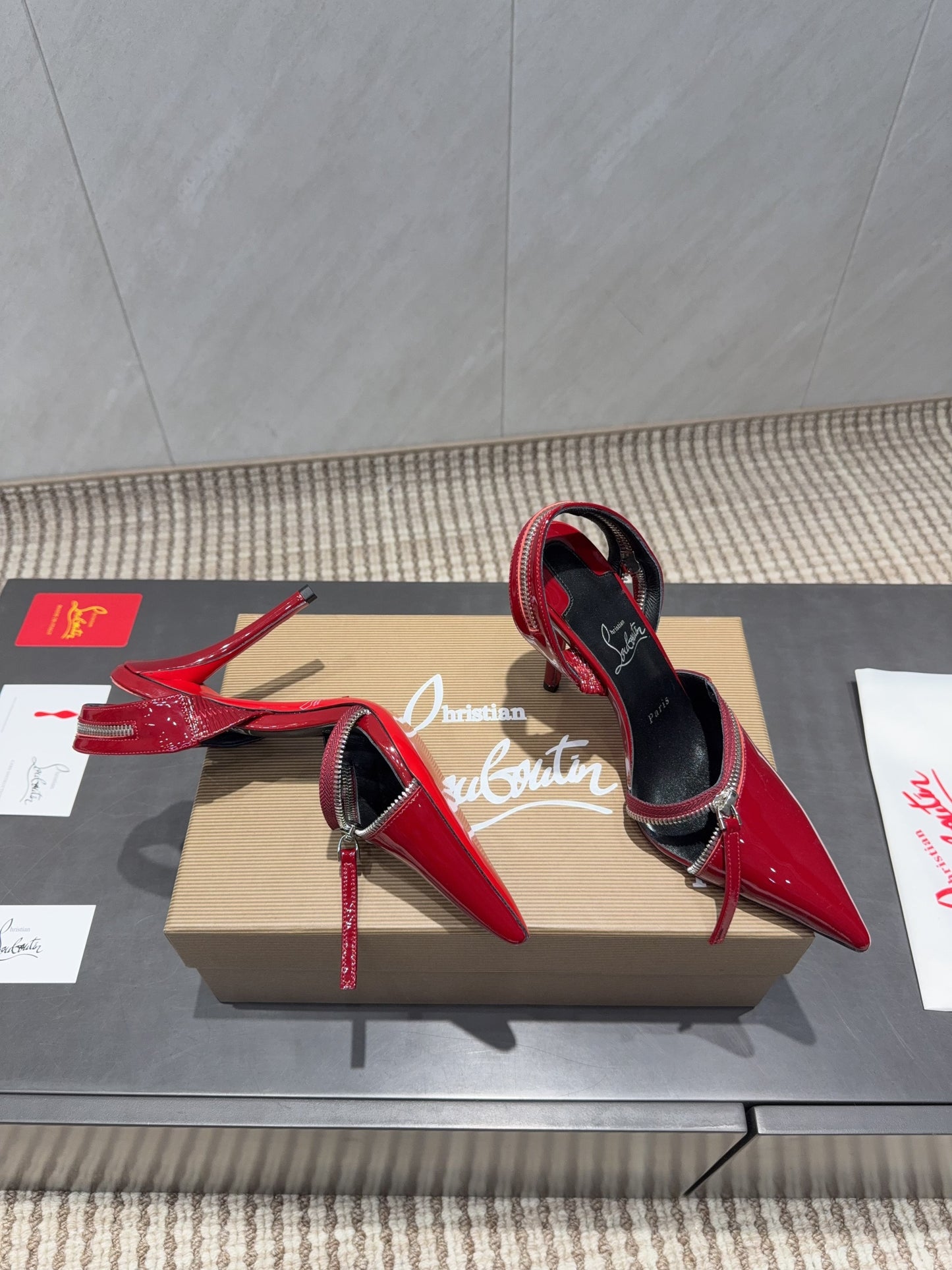 CL 26SS Slingback 100 Red Patent Leather 613789