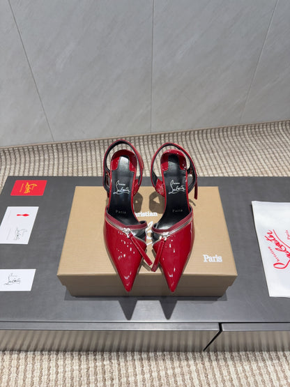 CL 26SS Slingback 100 Red Patent Leather 613789