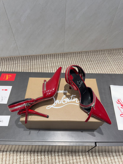 CL 26SS Slingback 100 Red Patent Leather 613789