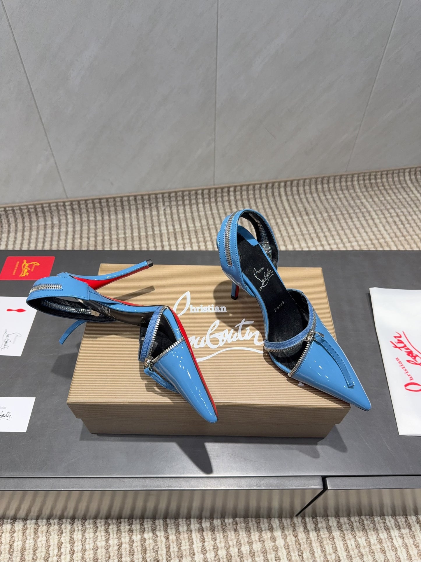 CL 26SS Slingback 100 Blue Patent Leather 613791