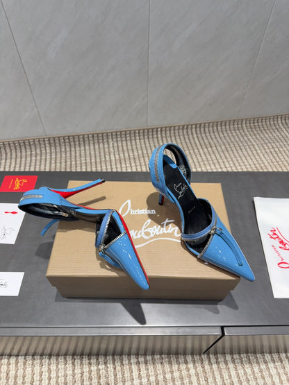 CL 26SS Slingback 100 Blue Patent Leather 613791
