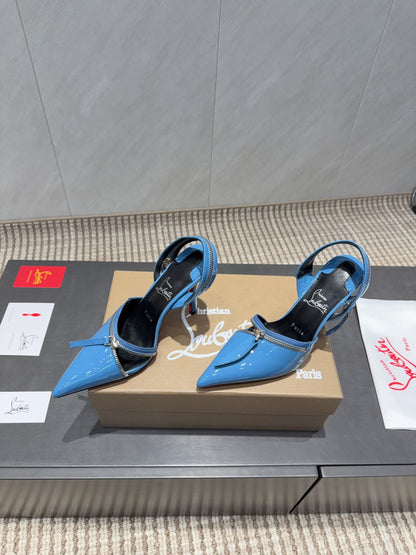 CL 26SS Slingback 100 Blue Patent Leather 613791