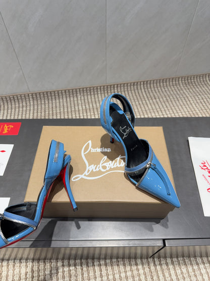 CL 26SS Slingback 100 Blue Patent Leather 613791