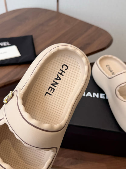Chanel 2026 Platform Sandals Lambskin 833977