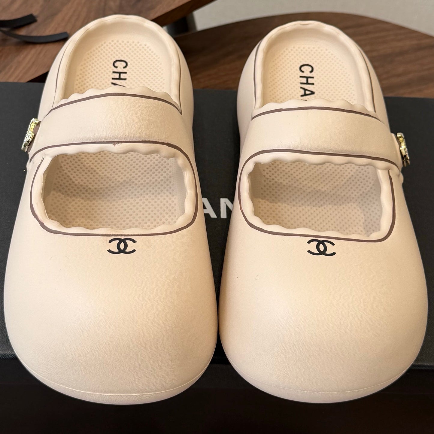 Chanel 2026 Platform Sandals Lambskin 833977