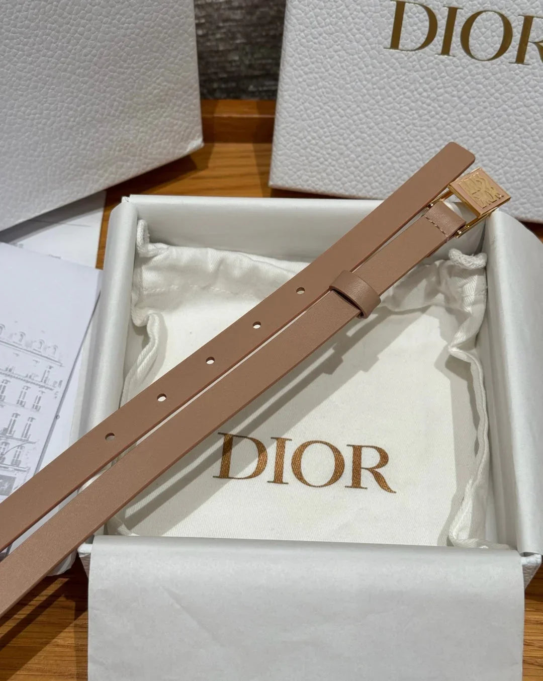 Dior 2026 Miss Dior Belt 15mm Smooth Calfskin