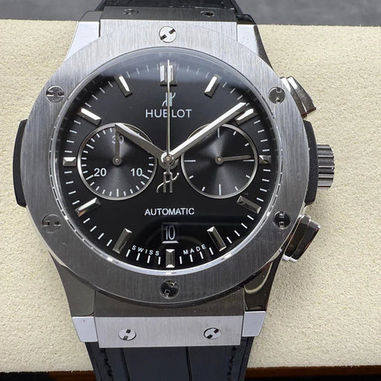 Hublot Classic Fusion Chronograph Black Dial Titanium 45mm Watch