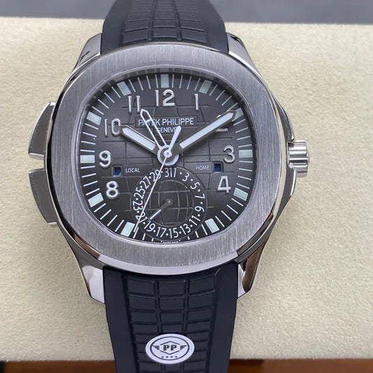 Patek Philippe Aquanaut Travel Time 40mm Black Dial Steel Case