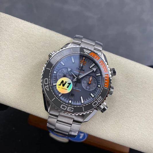 Omega Seamaster 46mm Dark Gray Dial Black Bezel Steel