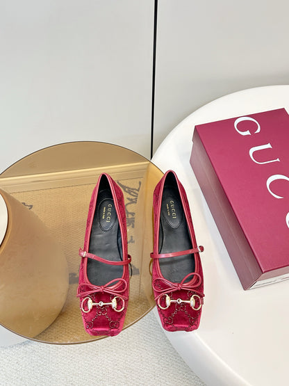 Gucci 2026 Horsebit Ballet Flat 645712