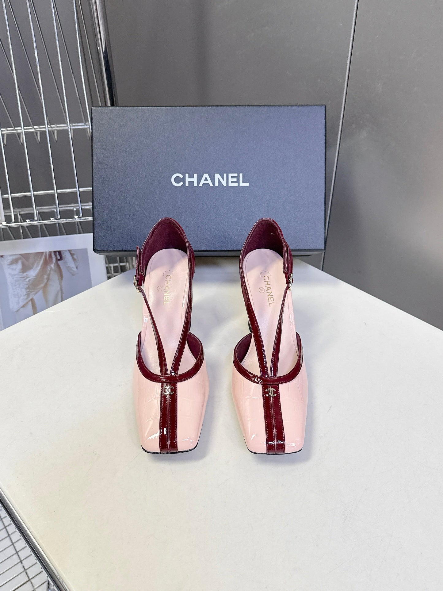 Chanel 2026 Mary Jane Slingback 85mm Patent Calfskin 895338