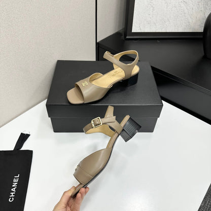 CC 2026 Mary Jane Sandals 45 Taupe Cowhide 668113