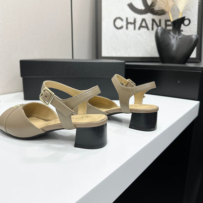 CC 2026 Mary Jane Sandals 45 Taupe Cowhide 668113