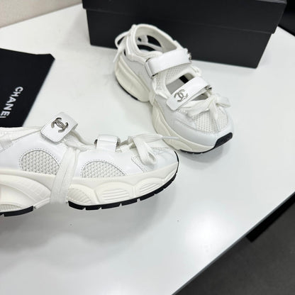 Chanel 2026 Casual Sneakers 30mm Mesh Calfskin 894891