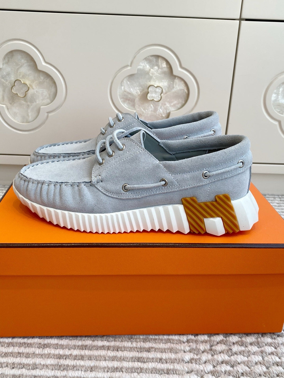 HM Ketch Sneakers Light Grey Suede