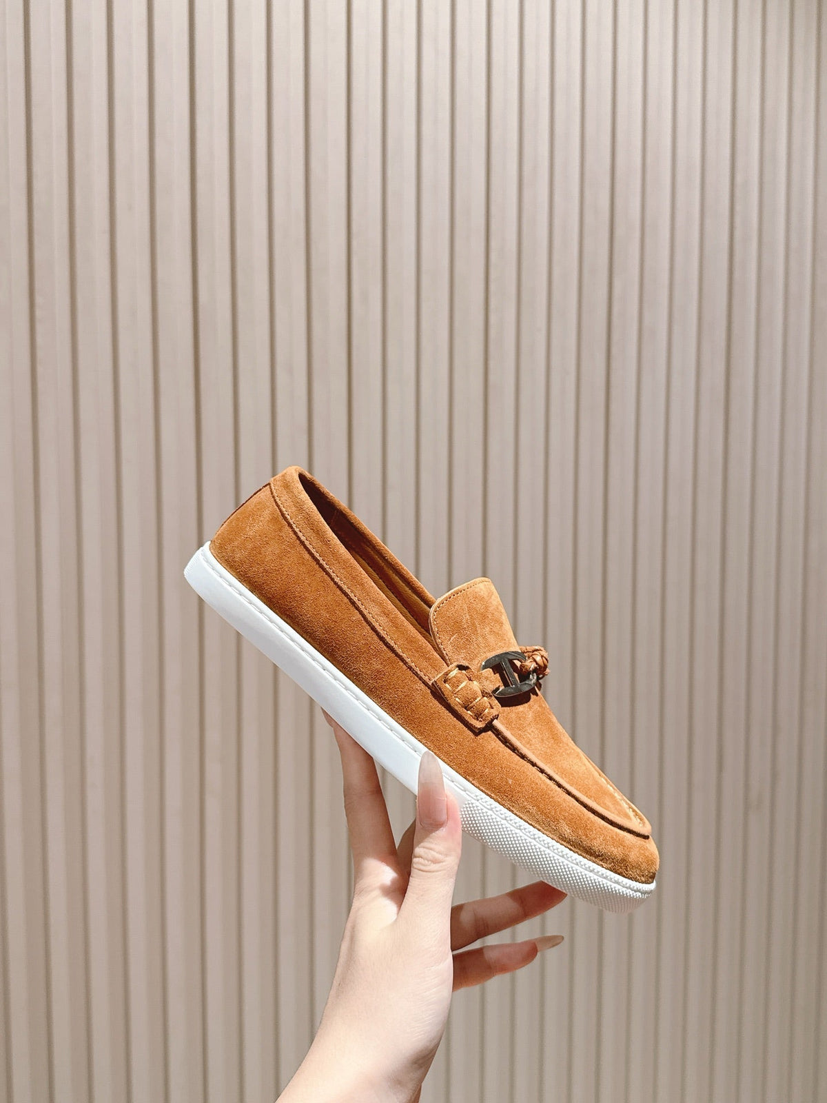 HM 25s Ignacio Loafer Caramel Suede Rubber 445341