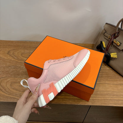 HM 26ss Sneakers Pink Leather 638568