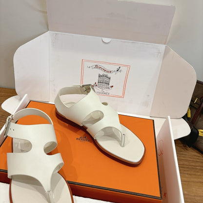 HM 26ss Thong Sandal White Calfskin 638408