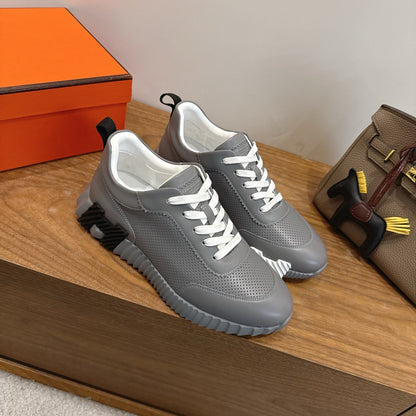 HM 26ss Sneakers Gray Leather 638579