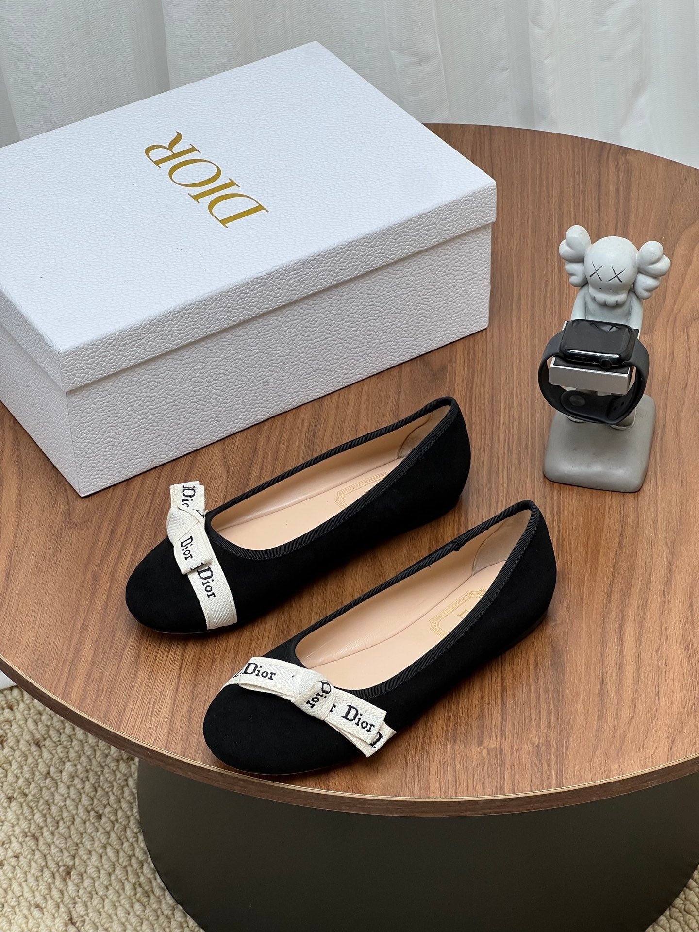 Dior 2026 Ballet Flat Velvet Cowhide 846591