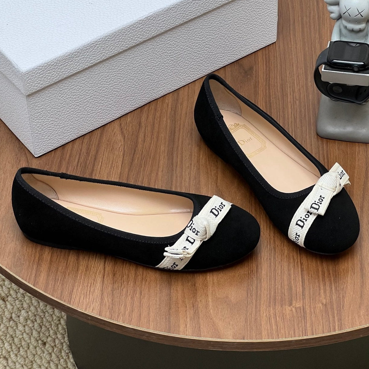 Dior 2026 Ballet Flat Velvet Cowhide 846591