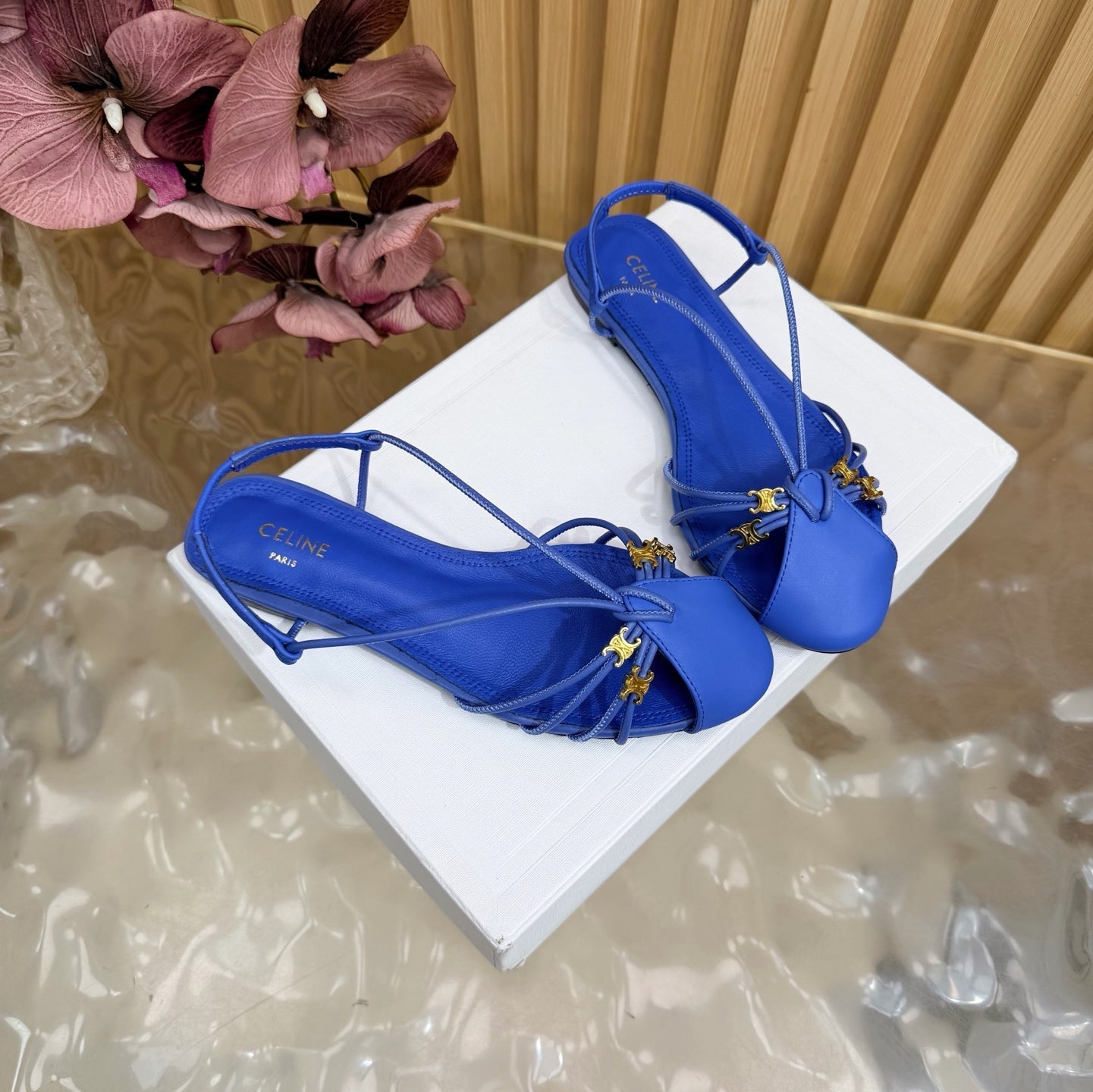 Celine 2026 Arc de Triomphe Cocktail Sandal Calfskin 228222