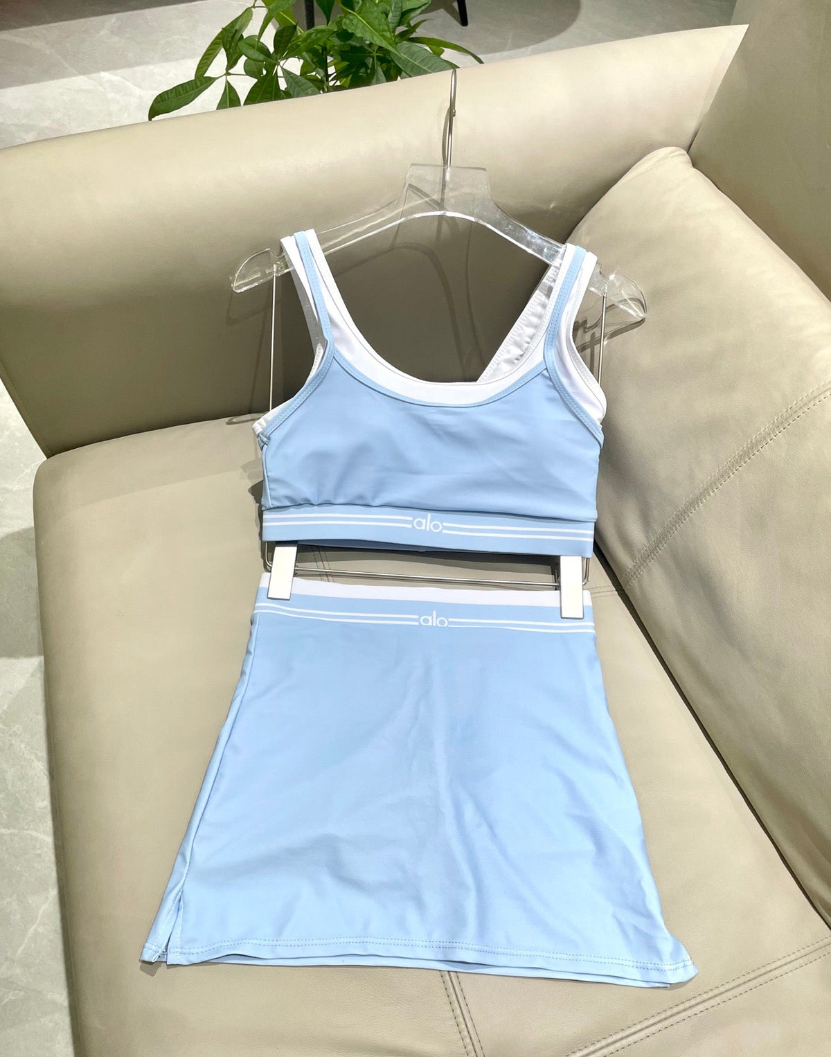 Alo Airbrush Better Together Tennis Set Light Blue 198924