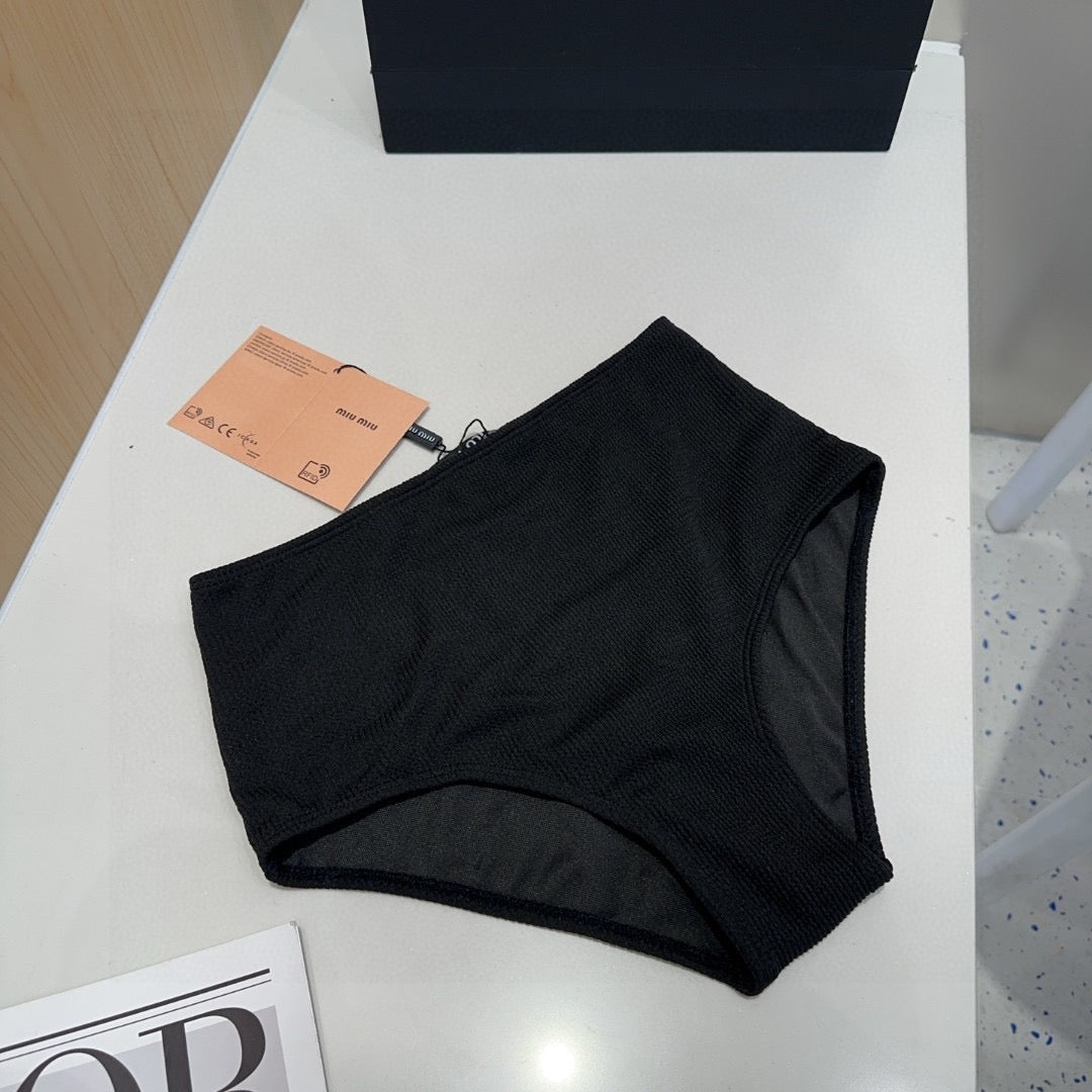 Miu Swimsuits Black Cotton 180532