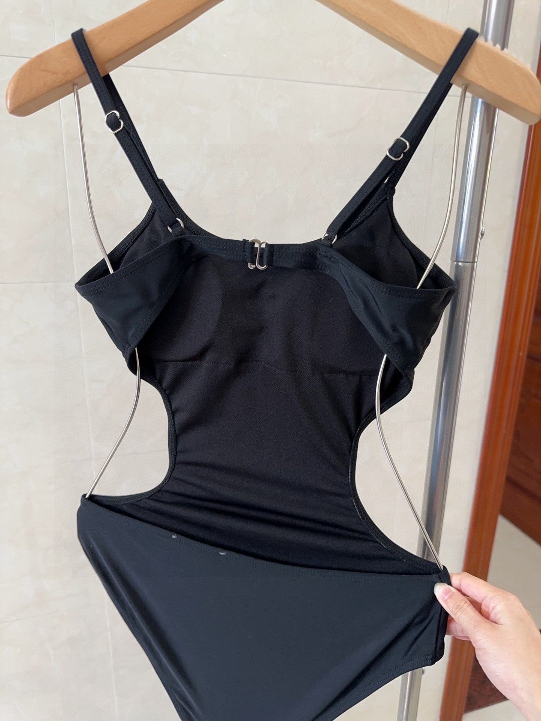 Miu Swimsuits Black Cotton 180534