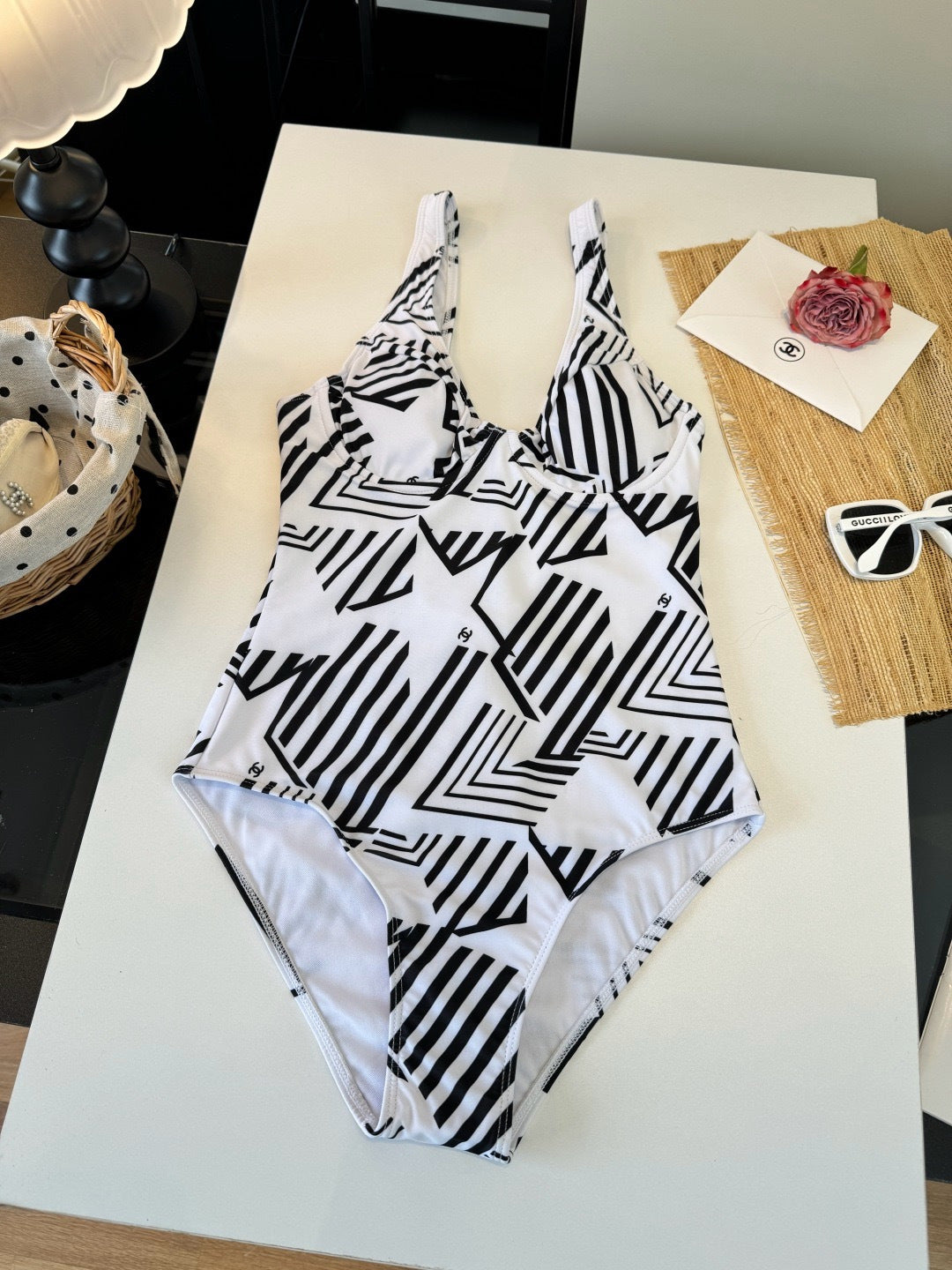 Chanel One-Piece Bikini 341681
