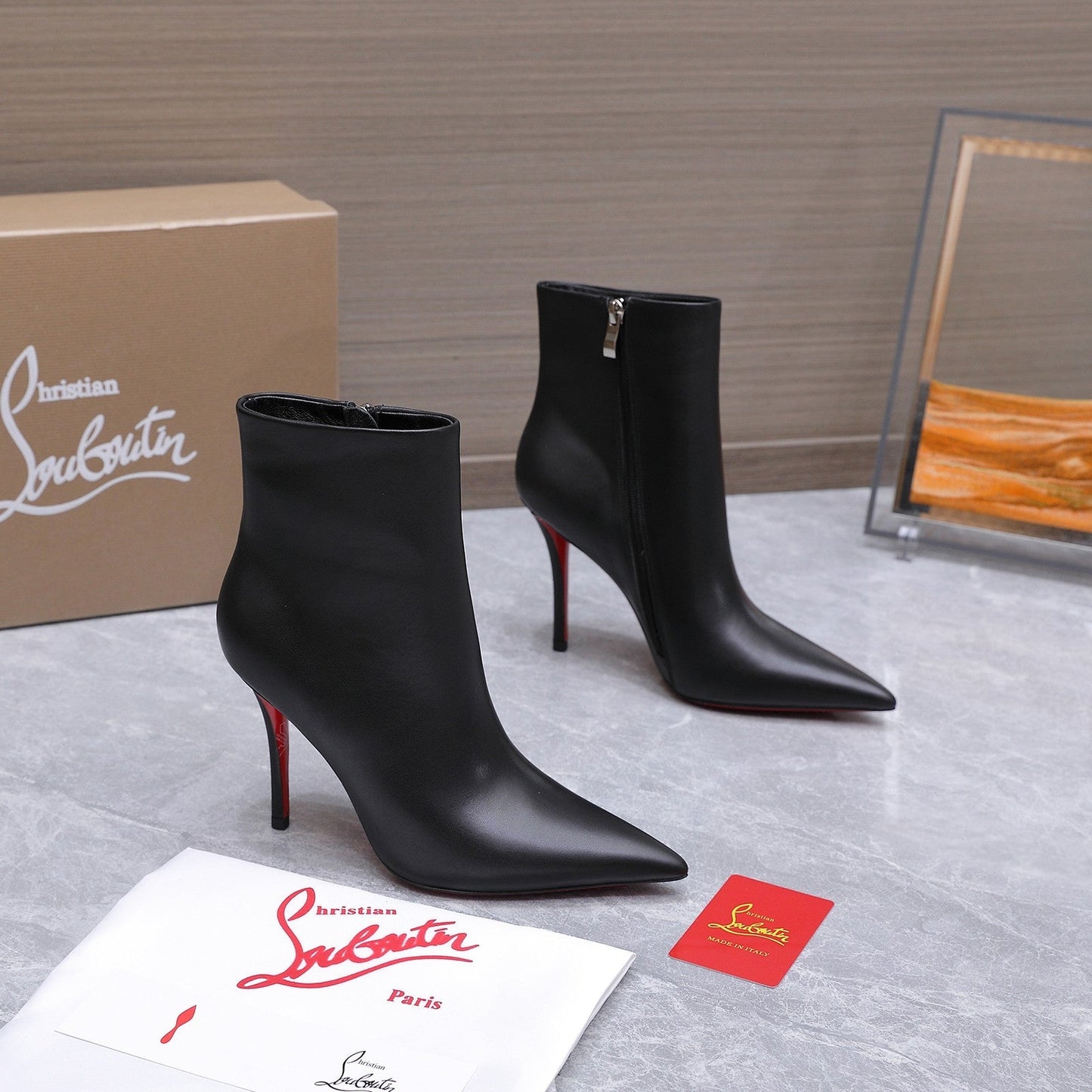 Christian Louboutin Kondora So Kate Boot Calfskin 863888
