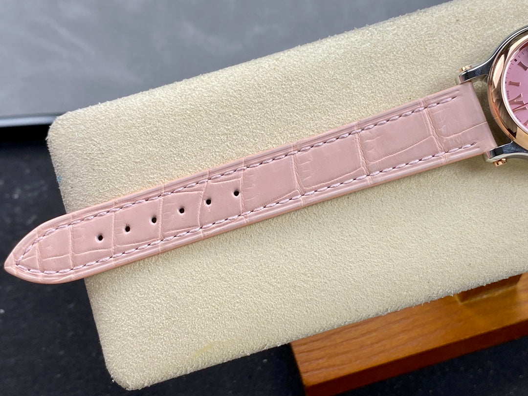 Happy Diamonds 30mm Pink Dial