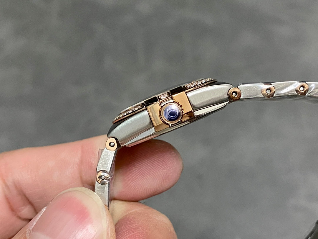 Omega Constellation 27mm Pink Gold Blue Dial