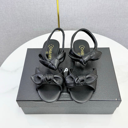 Chanel 2026 Slingback Sandals Bow Sheepskin  801644