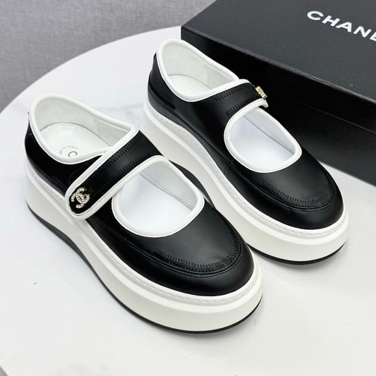 Chanel 2026 Platform Mary Jane Shoes Lambskin 801466