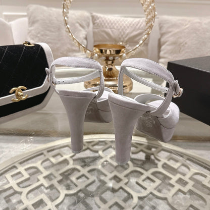 Chanel 2026 Platform Sandals Lambskin 834303