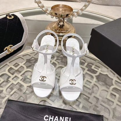 Chanel 2026 Platform Sandals Sheepskin 834306