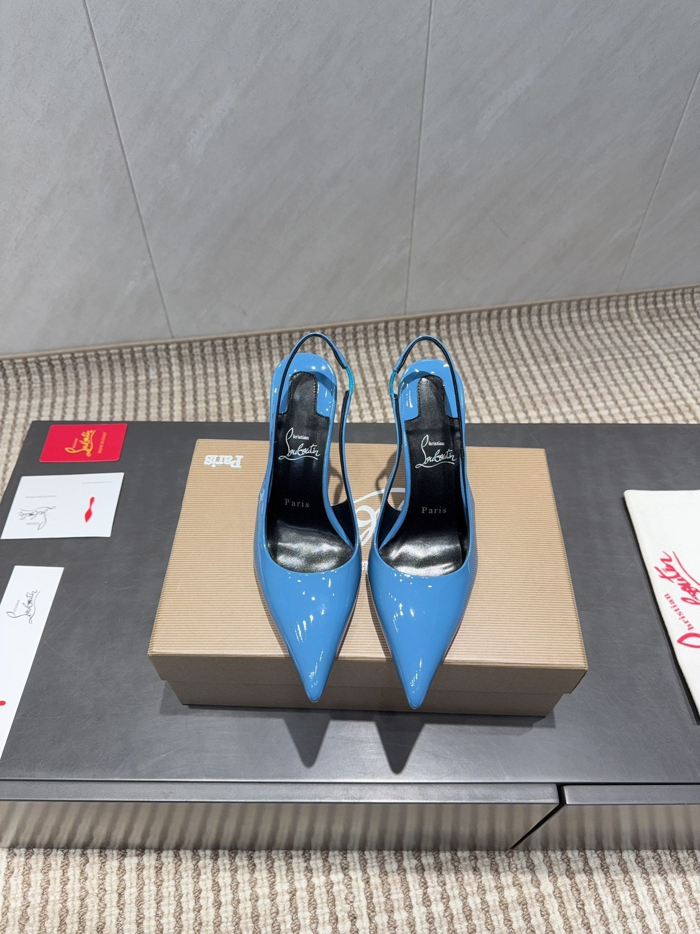 CL 26SS Slingback 100 Blue Patent Leather 613986