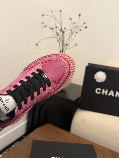 CC 26s Casual Sneaker Dark Pink Leather 183615