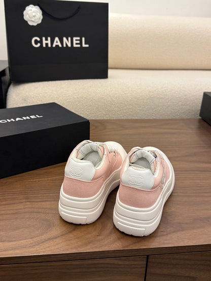 CC 26s Casual Sneaker Baby Pink White Canvas Leather 183593