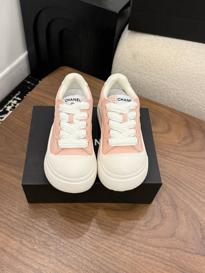CC 26s Casual Sneaker Baby Pink White Canvas Leather 183593