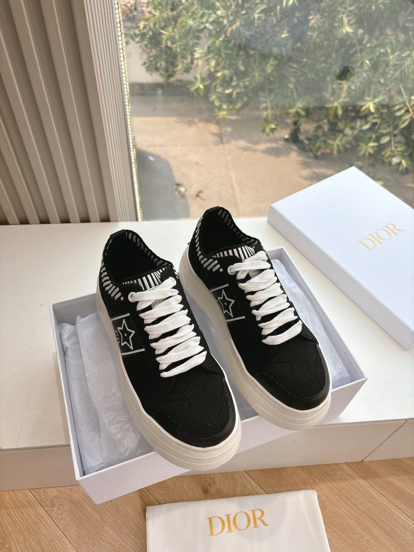 CD 26s Sneaker 45 Black Canvas Cowhide 648333
