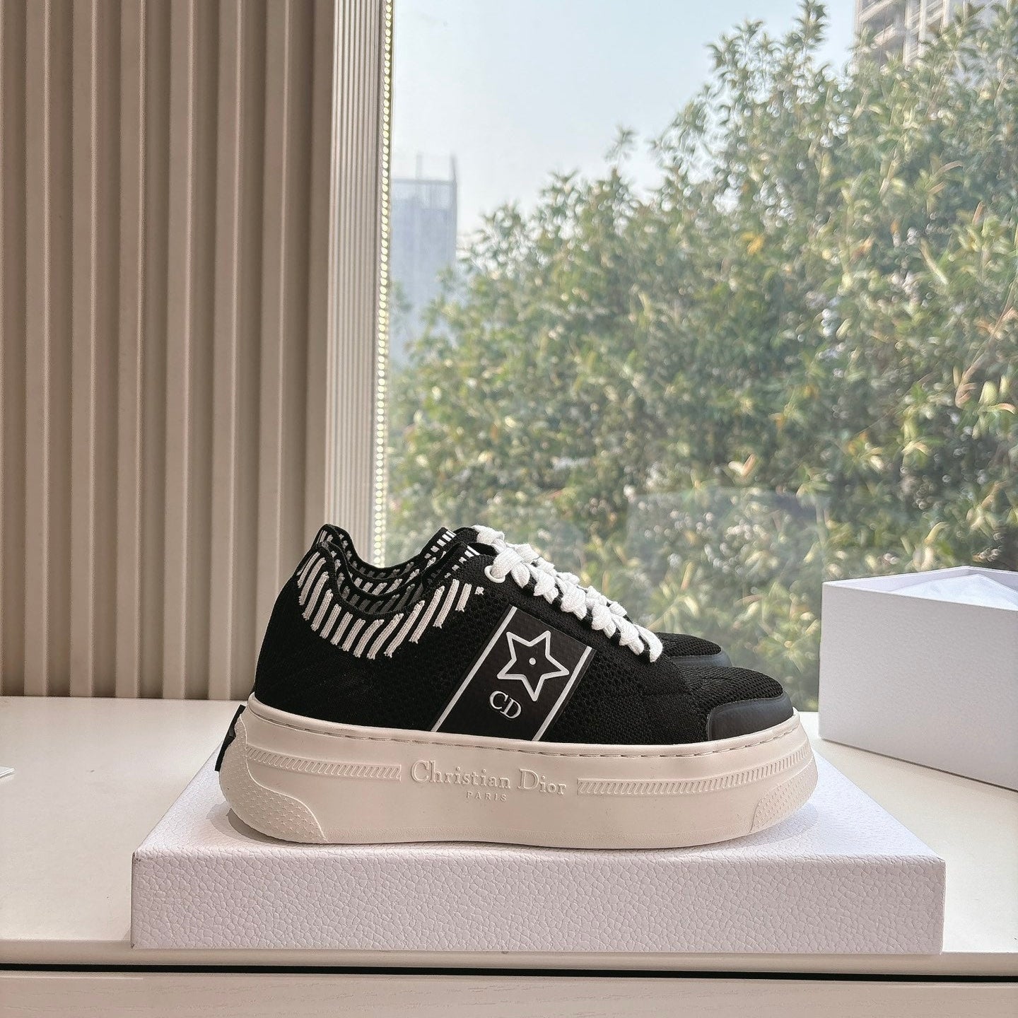 CD 26s Sneaker 45 Black Canvas Cowhide 648333