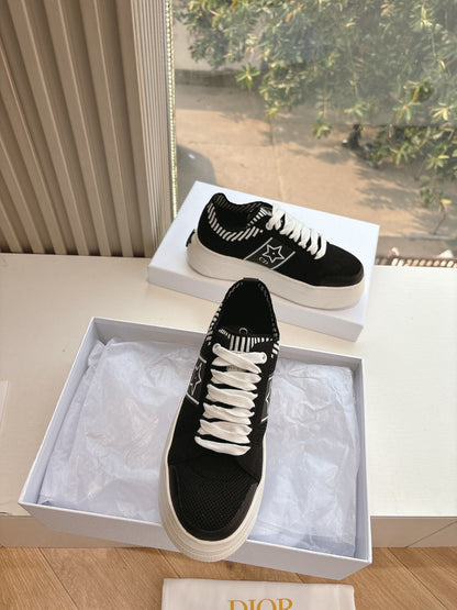 CD 26s Sneaker 45 Black Canvas Cowhide 648333