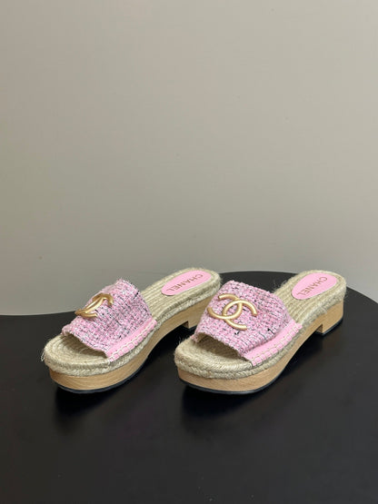 Chanel 2026 Classic Double C Buckle Slippers Sheepskin 834646