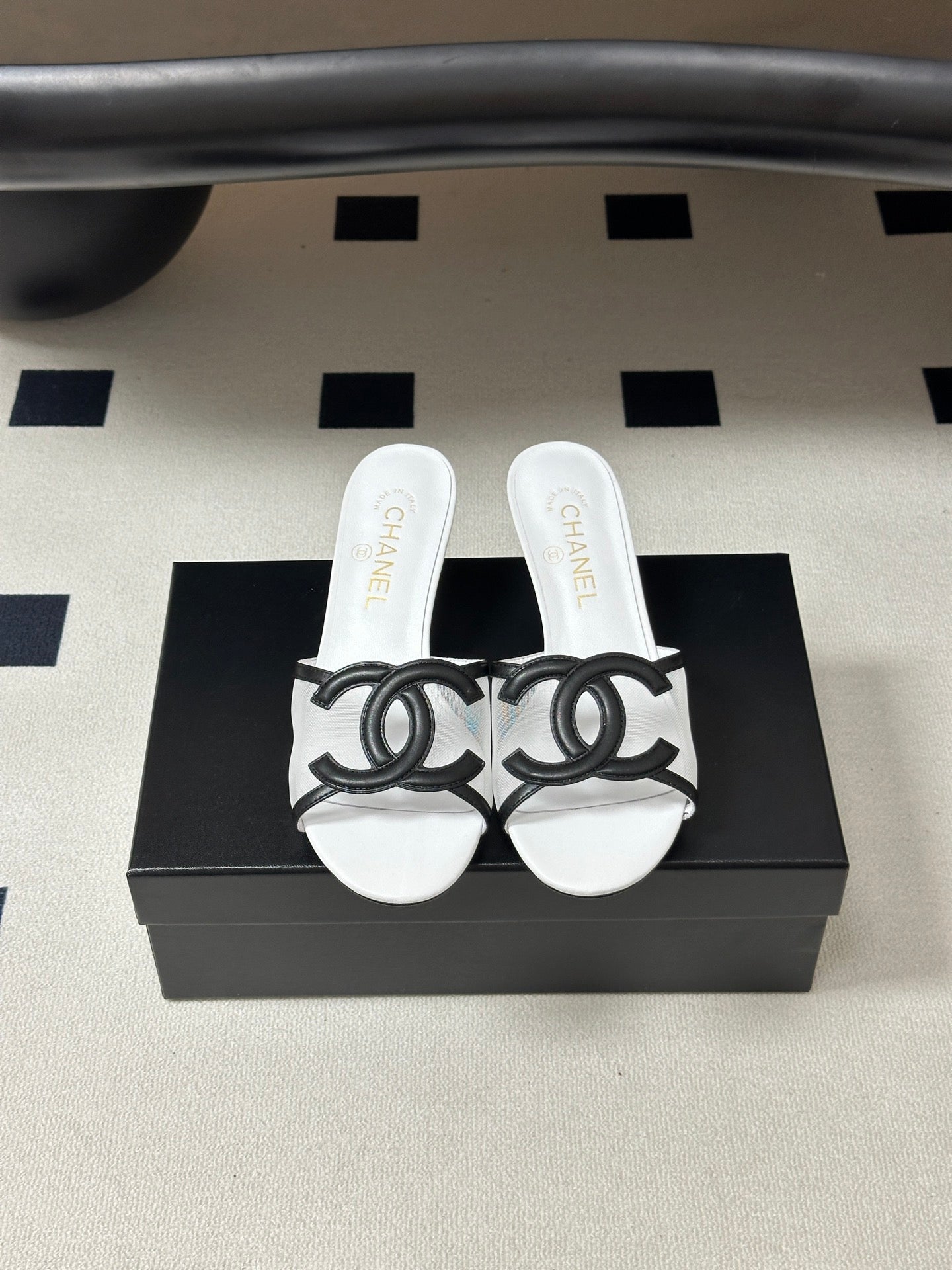 Chanel 2026 Sandals Mesh Sheepskin 834684
