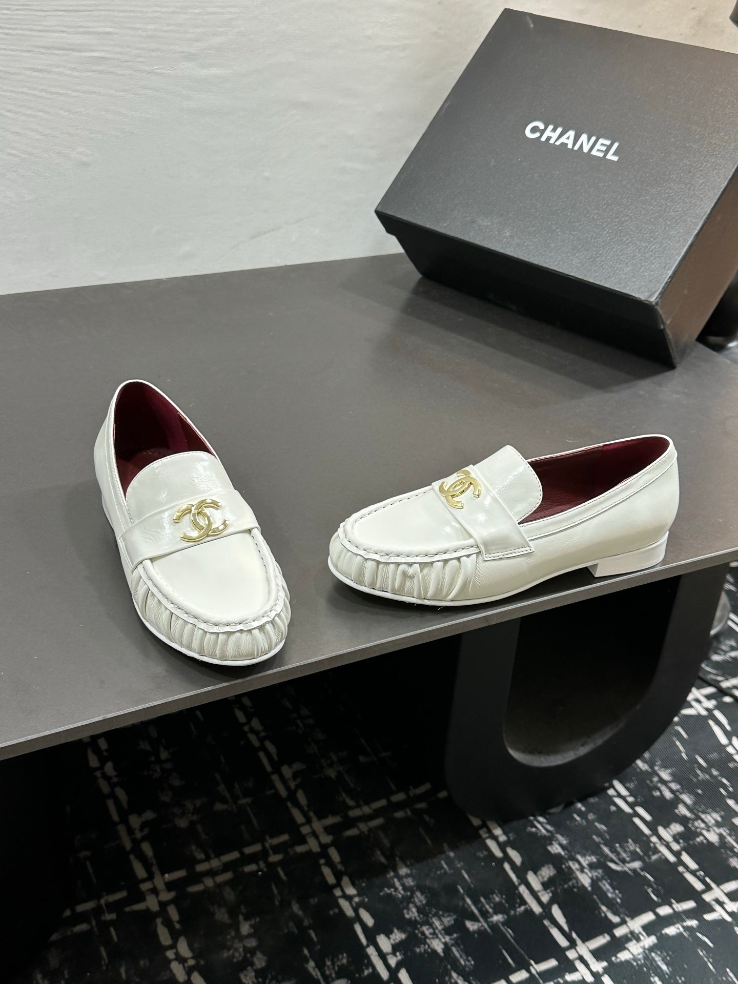 Chanel 2026 New Loafers Patent Leather Sheepskin 832500